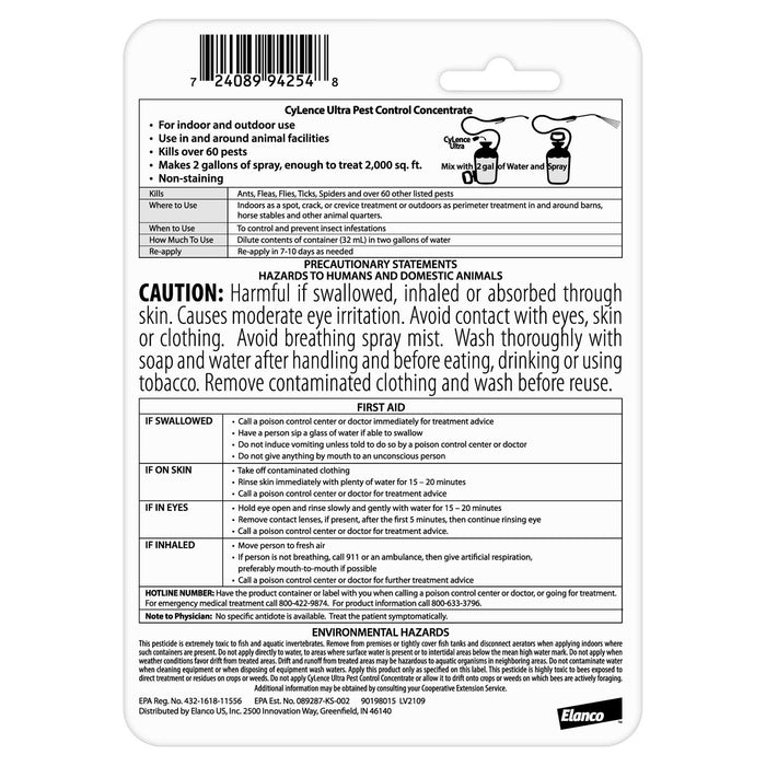 CyLence Ultra Fly Control - CUTA - 32 mL - 4