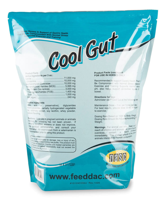 dac Cool Gut Gastric Support Supplement for Horses - DACAU - 20 lbs - 2