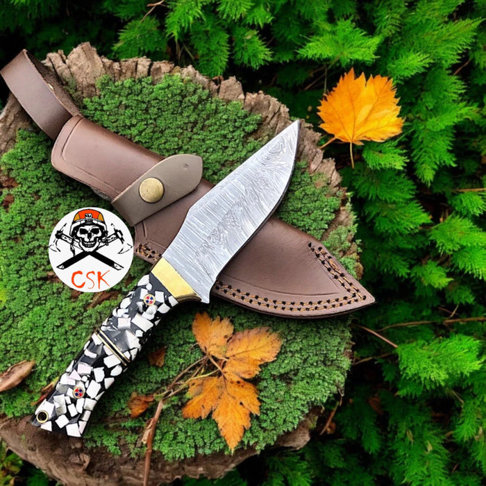 Damascus Hunting knife – Masterpiece of cskforged Strength and Craftsmanship cskforged