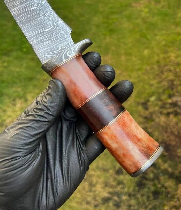 Damascus Steel Hunting Knife cskforged