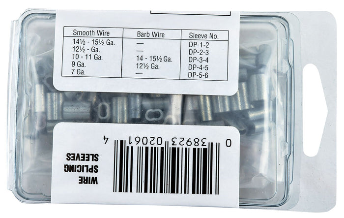 Dare Wire Splicing Sleeves Pack - D4SB - Gauge smooth wire - 12.5 - Package of 100 - 2