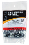 Dare Wire Splicing Sleeves Pack - D4SB - Gauge smooth wire - 12.5 - Package of 100 - 3