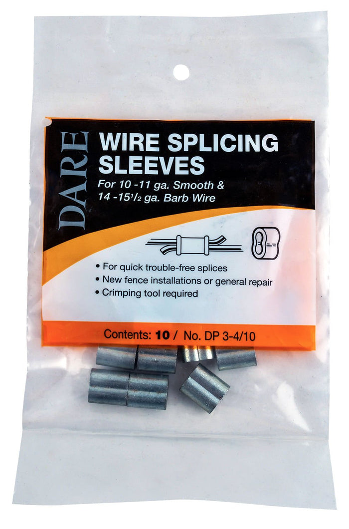 Dare Wire Splicing Sleeves Pack - D4SC - Splicing Sleeves - 10/11 ga - Package of 10 - 5