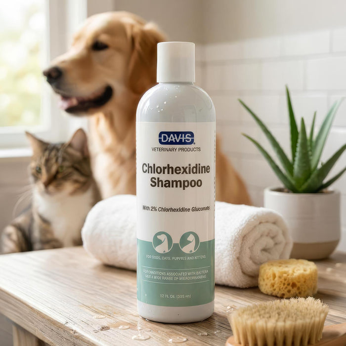 Davis 2% Chlorhexidine Pet Shampoo for Dogs and Cats