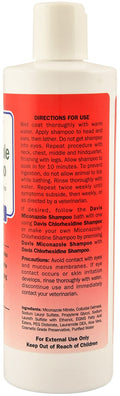 Davis Miconazole Shampoo for Dogs and Cats - DDMB - 12 oz - 4