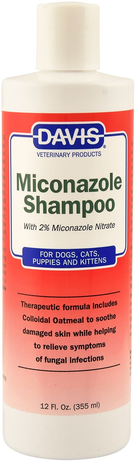Davis Miconazole Shampoo for Dogs and Cats - DDMB - 12 oz - 6