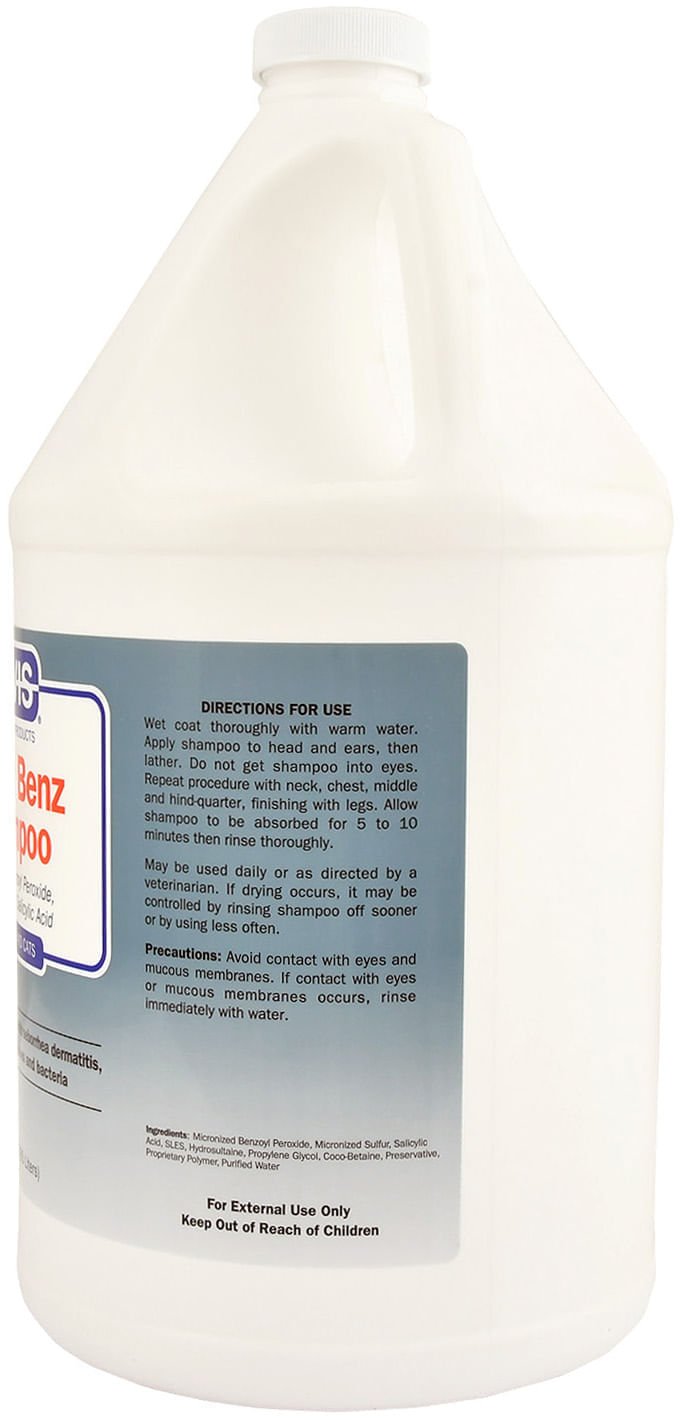 Davis Sulfur Benz (Benzoyl Peroxide) Shampoo - DAVSD - 1 gallon - 5