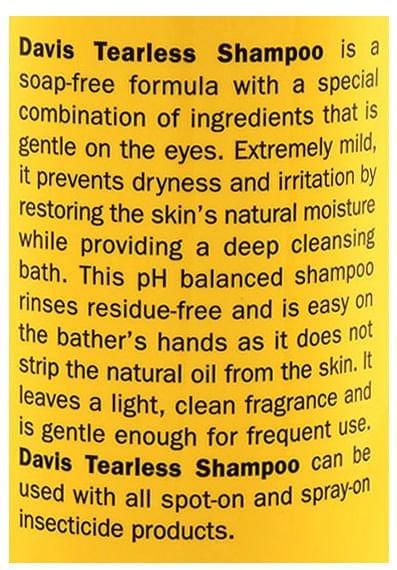 Davis Tearless Shampoo for Dogs and Cats - DAV1Y - 12 oz - 3