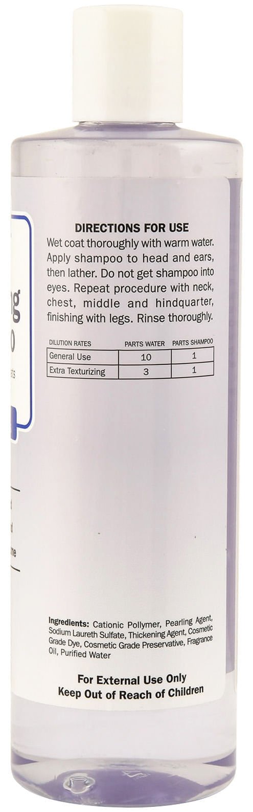 Davis Texturizing Pet Shampoo for Wiry & Coarse Coats, Dogs & Cats - DAVRK - 12 oz - 2