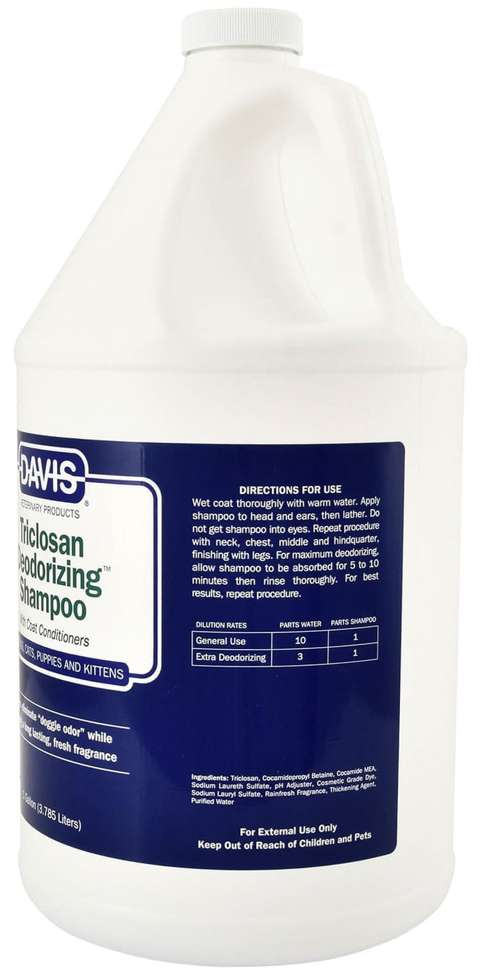 Davis Triclosan Deodorizing Pet Shampoo - DAVT2 - 1 gallon - 5