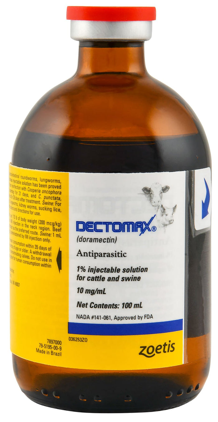 Dectomax Injectable Wormer - N2Q1 - 100 mL - 1