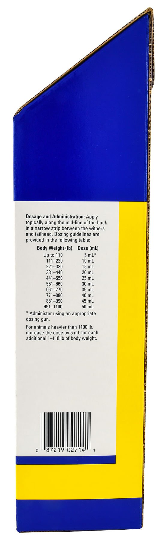 Dectomax Pour - On Cattle Wormer - N2QB - 1 liter - 2