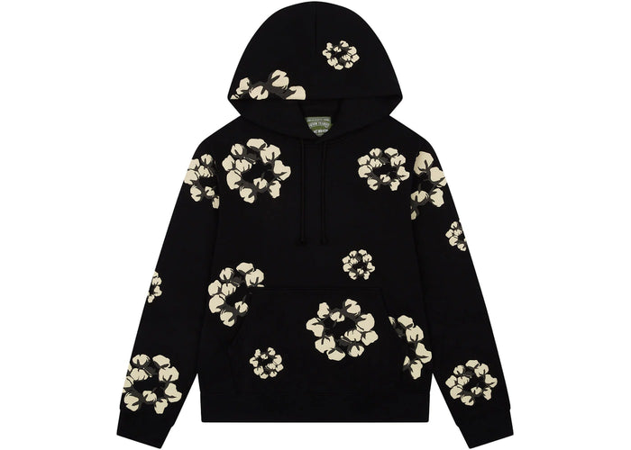 Denim Tears X CPFM Cactus Tears Wreath Hoodie Black