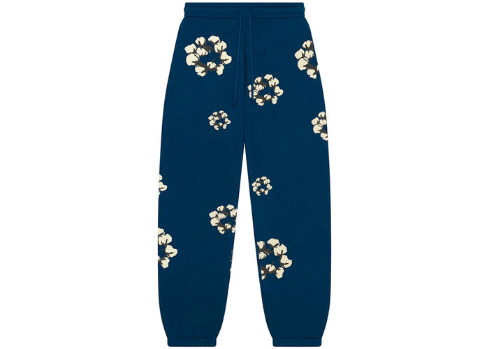 Denim Tears X CPFM Cactus Tears Wreath Sweatpants Navy