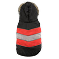 Diagonal Puffy Stripe Coat for Dogs - RR3K3 - XSmall - 1