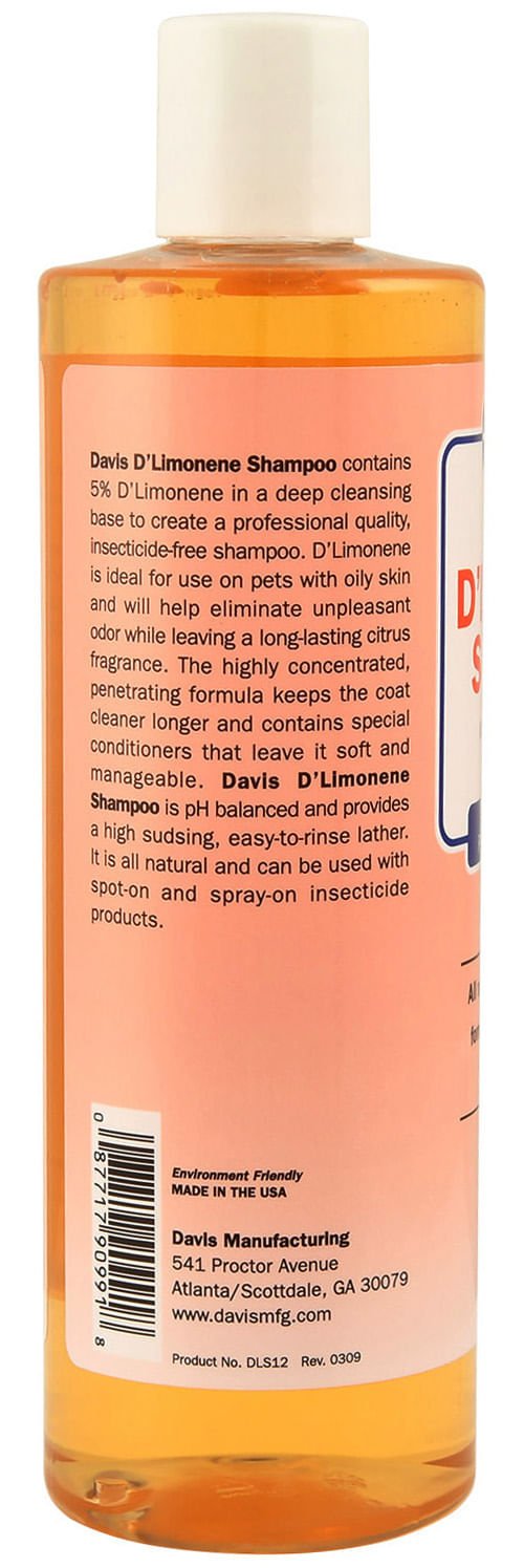 D'Limonene Shampoo - DAVRG - 12 oz - 2