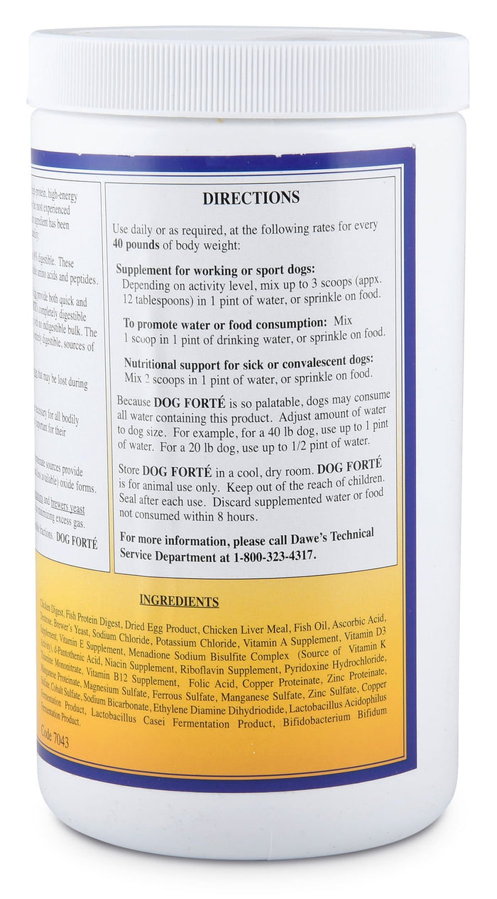 DOG FORTE Supplement - MCHG5 - 1 lb - 3