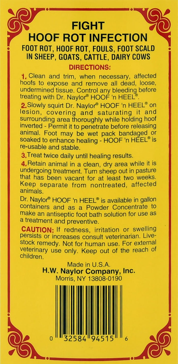 Dr. Naylor Hoof 'n Heel, 16 oz - D1H1 - 2