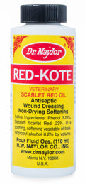 Dr. Naylor Red - Kote Antiseptic Wound Dressing – Spray for Horses, Dogs, and Livestock, Cuts, Burns & Slow - Healing Wounds - D1R1 - Dauber - 4 oz - 1