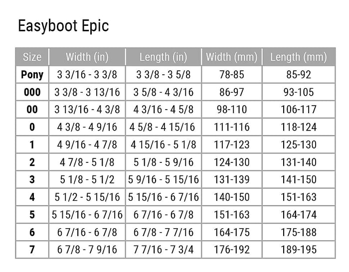 EasyBoot Epic Hoof Boot for Barefoot Horses, Single - LKAB - 000 - 2