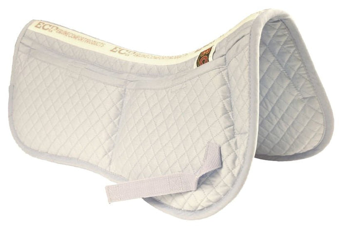ECP Correction Cotton English Half Pad - 6MMC - White - 3