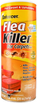 Enforcer Flea Killer for Carpets, Powder, 20 oz - Q1E2 - Island Rain - 1