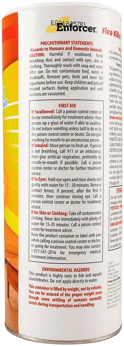 Enforcer Flea Killer for Carpets, Powder, 20 oz - Q1E2 - Island Rain - 2