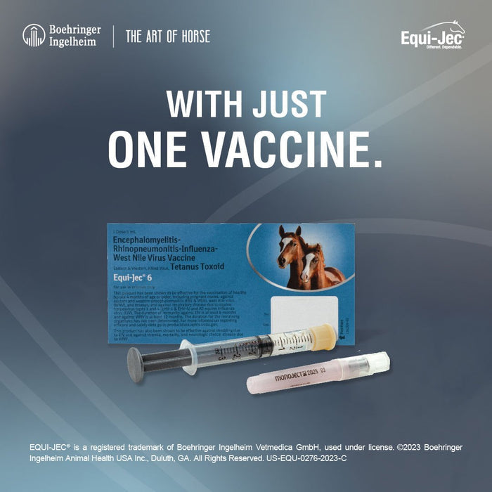 Equi - Jec 6 Vaccine for Horses - A9CT - 1 Dose - 1 - 3