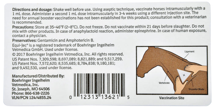 Equi - Jec 6 Vaccine for Horses - A9CT - 1 Dose - 1 - 7