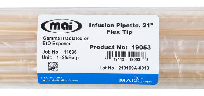 Equine A.I. Flex Tip Infusion Pipettes, 25 ct - 9CA1 - 2