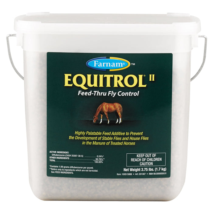 Equitrol II Feed - Through Fly Control Pellets for Horses - FAF4 - 20 lbs - 1
