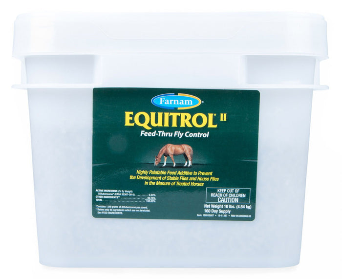 Equitrol II Feed - Through Fly Control Pellets for Horses - FAF4 - 20 lbs - 2