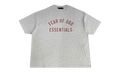 Fear Of God Essentials Jersey Crewneck Tee Dark Heather