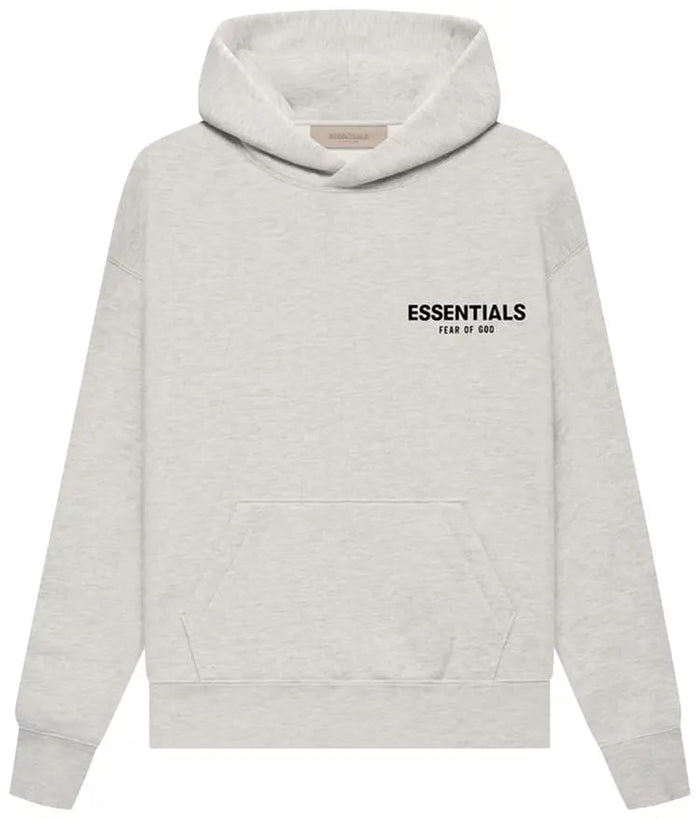 Fear Of God Essentials Kids Essentials Hoodie 'Light Oatmeal'