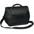 black euro flight shoulder carry on duffel