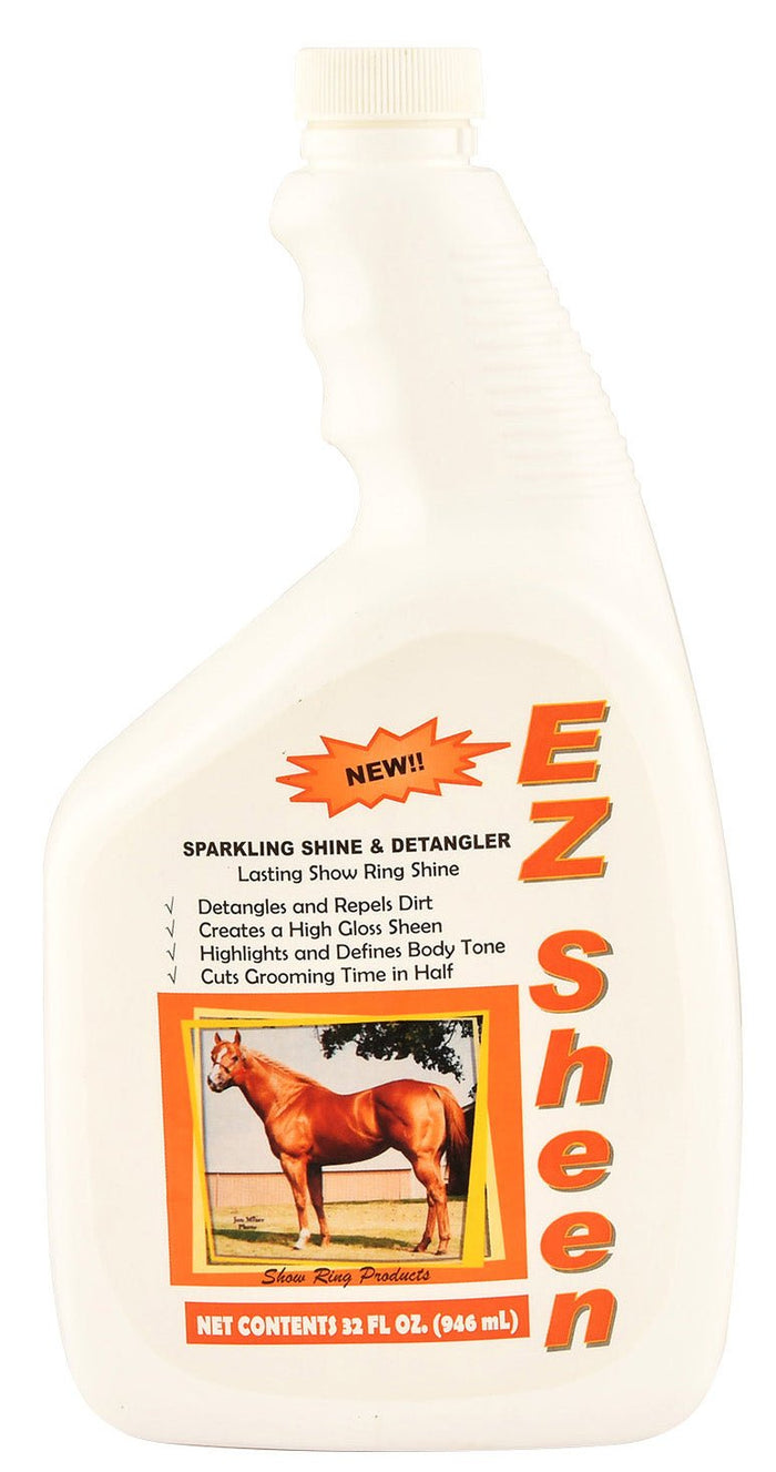 EZ Sheen Sparkling Shine & Detangler for Horses - CVLAD - 1 Quart - 5