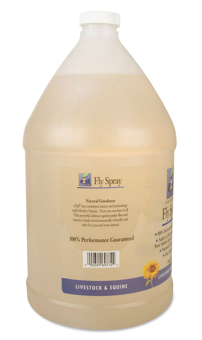 eZall Natural Fly Spray for Horses & Livestock - WLCAW - Gallon - 5