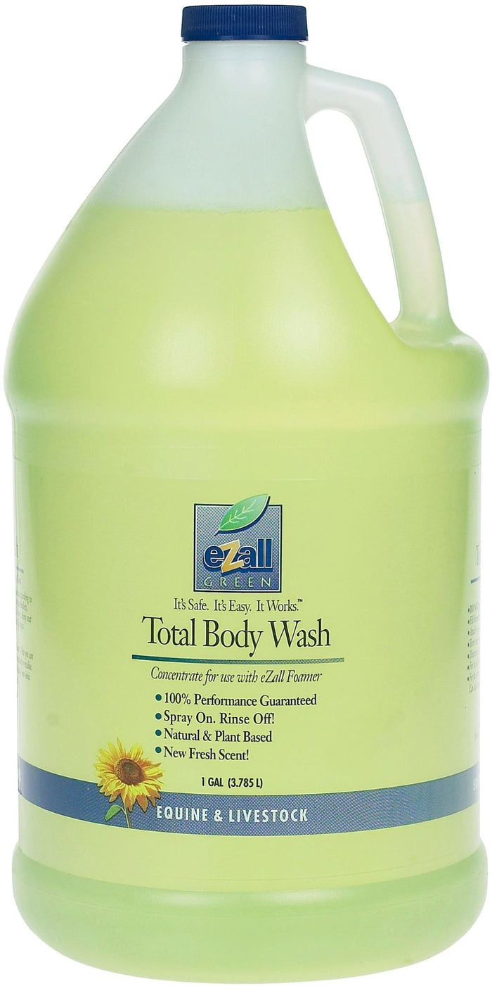 eZall Original Formula Total Body Wash & Shampoo for Equine & Livestock - Concentrate, Unscented - 0TE1 - eZall Total Body Wash, Gallon Refill - 2