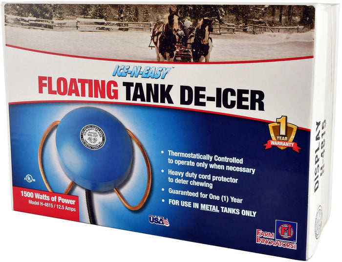 Farm Innovators 1500 - Watt Floating Water Tank De - Icer - 5FE1 - 2