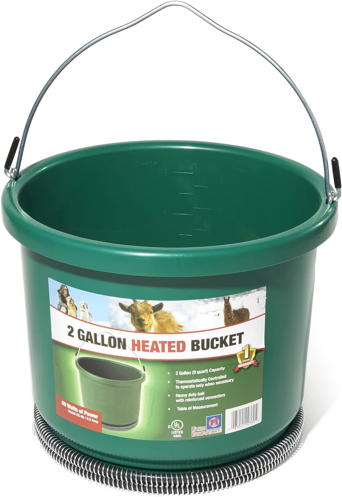 Farm Innovators Heated 2 - Gallon Bucket - 5FB4 - 1
