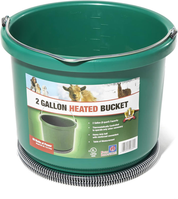 Farm Innovators Heated 2 - Gallon Bucket - 5FB4 - 2
