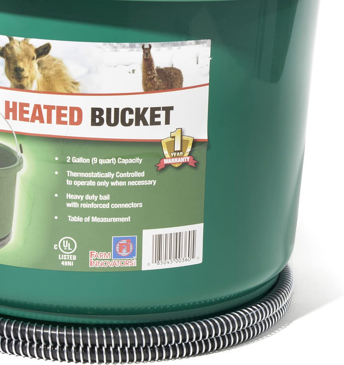 Farm Innovators Heated 2 - Gallon Bucket - 5FB4 - 3