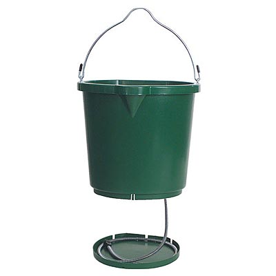 Farm Innovators Heated Flat - Back Water Bucket, 5 Gallon - 5FB2 - 1