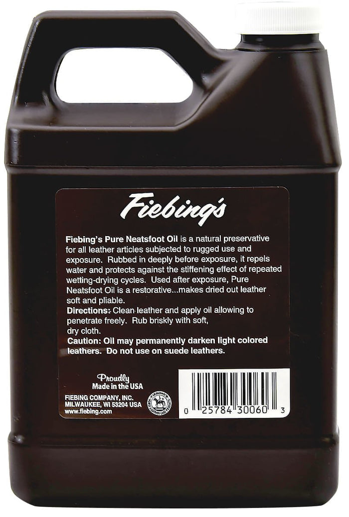 Fiebing's 100% Pure Neatsfoot Oil - F1N5 - 1 quart - 6