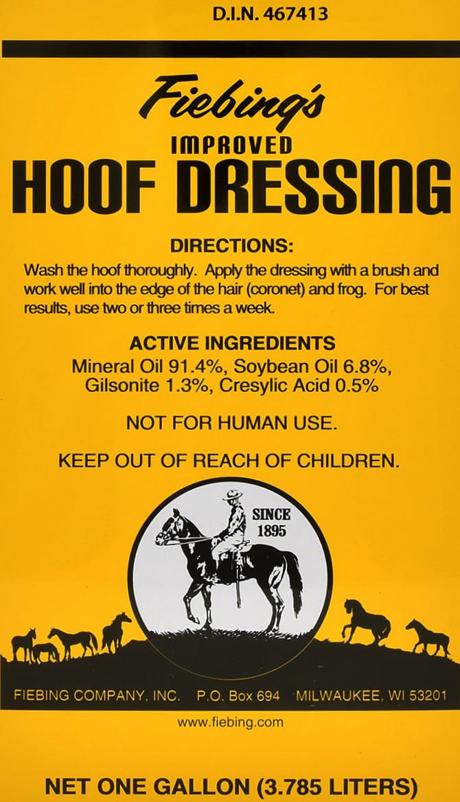 Fiebing's Hoof Dressing - F1F2 - Hoof dressing - 1 gallon - 3