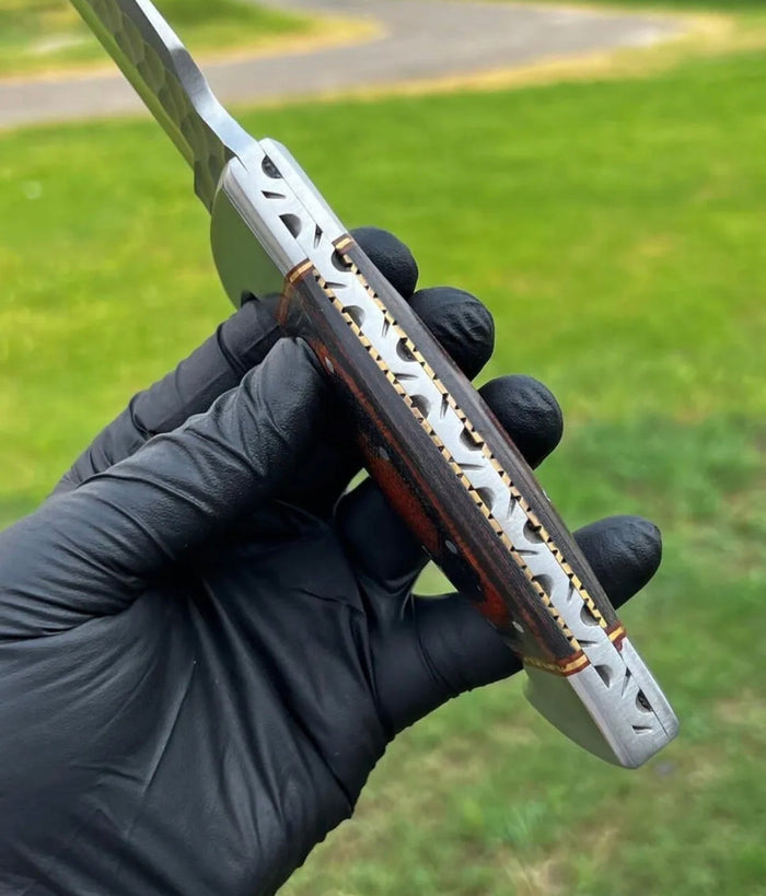 Fixed Blade Hand Forged D2 Steel Camping knife cskforged