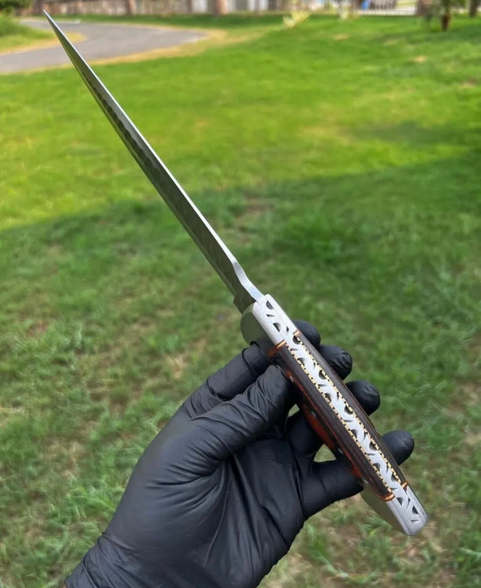 Fixed Blade Hand Forged D2 Steel Camping knife cskforged