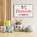 Flower Kids Room Sign Tailored Canvases