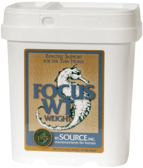 Focus WT Equine Weight Gain Supplement - SRFF - 3 1/2 lbs - 1