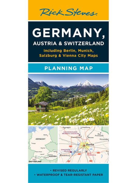 Germany, Austria & Switzerland Planning Map